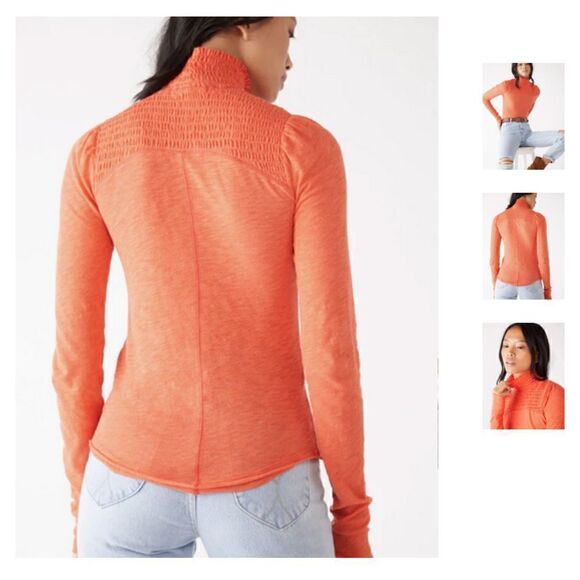 FREE PEOPLE CAROLINE TOP XS - Picture 4 of 6